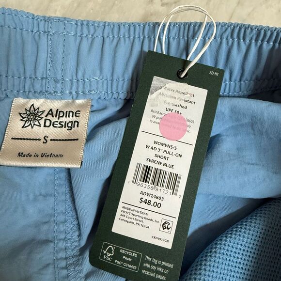 Alpine Design Women's Pull-On Shorts 3” size S NWT - Picture 4 of 6